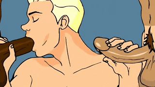 Sucking two cocks gay twink boy cartoon pornos